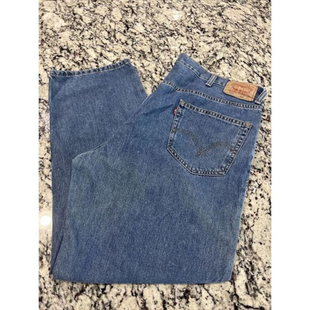 Vintage Levis Jeans Mens 42X30 Relaxed Fit 550 Blue Denim‎ 5 Pocket